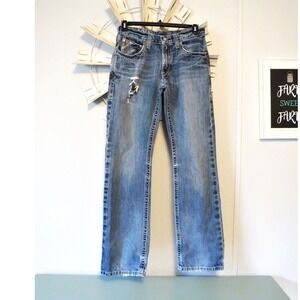 Men's Ariat Low Rise Boot Cut 100% Cotton Jeans 30 x34